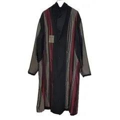 Y's for men ウールギャバジンストライプライニングロングコート ジャケット Archive Yohji Yamamoto Pour Hommeのサムネイル