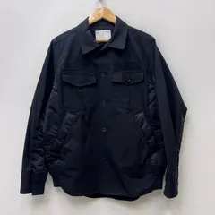 【加古川店】 中古 Sacai | サカイ 長袖シャツ Cotton Oxford Nylon Twill Shirt SCM-040 ブラック サイズ：2 【108】のサムネイル
