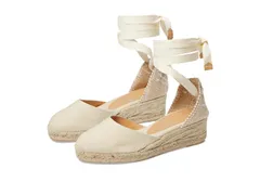 カスタ ニエール レディース シューズ ヒール CASTANER Carina 30 Wedge Espadrille Ivory アイボリーのサムネイル
