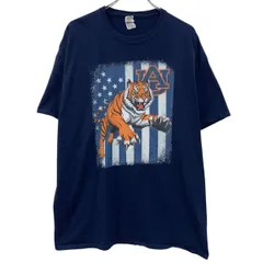 FRUIT OF THE LOOM 半袖 プリントTシャツ 2XL ネイビー フルーツオブザルーム プルオーバー アニマルT アニマルプリント 夏物 a806-6672のサムネイル