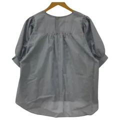 anyFAM エニィファム ストライプ タックスリーブブラウス size2/ブルー系のサムネイル