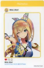 【中古】キャラカード ミライアカリ SNS風クリアカード 「くじスクエア VTuberくじ」 B賞のサムネイル