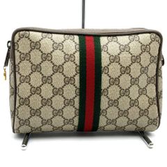 GUCCI オールドグッチ クラッチバッグ GG柄 シェリーライン - メルカリ