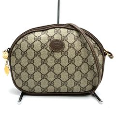 ☆GUCCI☆グッチ ショルダーバッグGGキャンバス オールドグッチpvcレザー 希少】オールドグッチ GGキャンバス ショルダーバッグ PVC レザー 紙