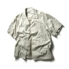 【新品】 MACKINTOSH LONDON ／ マッキントッシュ ロンドン　ダブルガーゼ オープンカラーシャツ 消臭テープ 半袖シャツ オフホワイト 三陽商会 ｜ 春夏のサムネイル