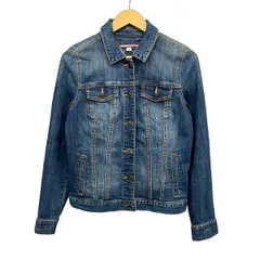 TOMMY HILFIGER(トミーヒルフィガー) Gジャン サイズL/G L レディース美品  - ネイビー 長袖/春/秋のサムネイル