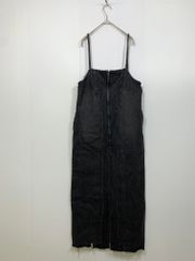 COLLAGE GALLARDAGALANTE Carpenter Denim Dress, Size F/Black ■■◎Women's