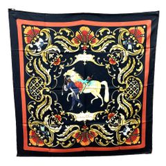 HERMES エルメス カレ90 スカーフ フランス国立乗馬学校 レア - メルカリ