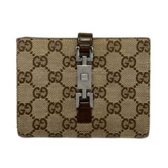 微美品】GUCCI グッチ ジャッキー GGキャンバス ベージュ ブラウン