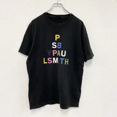 Paul Smith　ポールスミス　半袖プリントTシャツ　黒　ブラック　Lサイズ　古着のサムネイル