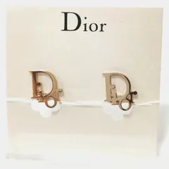 ♡美品♡　クリスチャンディオール　Christian Dior　イヤリング　ロゴ　ゴールド　461のサムネイル