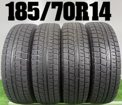 送料無料★185/70R14 ブリヂストン ICEPARTNER 2 2022年製 4本 冬 タイヤ スタッドレス 中古 TB1318のサムネイル