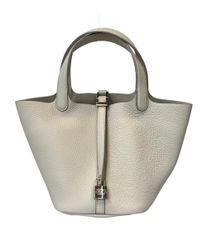 クロコタッチ ピコタンロックpm クレ シルバー金具 キューブバッグ