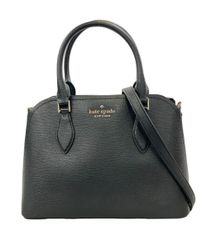 極美品 ケイトスペード ハンドバッグ ショルダーバッグ 2WAY レザー 黒