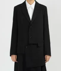 YOHJI YAMAMOTO ヨウジヤマモト y's スリット デザインテープ ジャケットのサムネイル