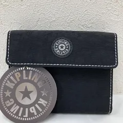 1151 kipling　キプリング　財布　ミニウォレット　ブラック　黒　無地　シンプル　ナイロンのサムネイル