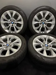 ★225/50ZR17 MINERVA/RADIAL F205 22年製 BMW E84 X1 純正 17インチ 7.5J +34 120 5H 夏タイヤ 4本 (南2-M609)のサムネイル