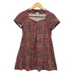 Sybilla(シビラ) チュニック サイズM レディース美品  - アイボリー×ピンク×マルチ 半袖のサムネイル