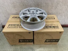新品】LEHRMEISTER ESTROSA MZV レアマイスター エステローザ 15インチ 4本 5.5J4HPCD100+50 シルバー フィット GB3フリード等　(SHZ016)のサムネイル