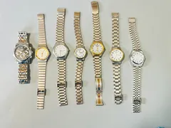 メンズ時計 7点セットOLEVS、CASIO、Q&Q、FREEWAY、CROWTONなど まとめ売り 動作確認品含動作未確認品のサムネイル