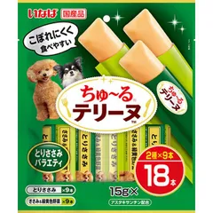 【新品・7営業日以内発送】いなばペットフード DS-494 いなば ちゅ～るテリーヌ とりささみバラエティ 15g×18本 DS494【沖縄離島販売不可】のサムネイル
