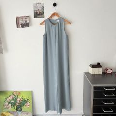 COS ノースリーブ ワンピース Vネック Mサイズ 両サイドポケット 