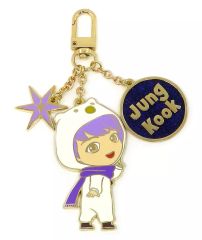 [중고] 잡화 정국(BTS/방탄소년단) KEYRING(키링) Purple Holiday [TinyTAN HOLIDAY]