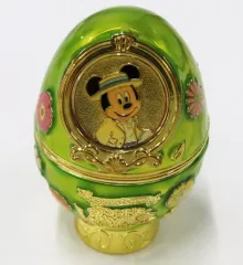 【中古】雑貨 ミッキー(グリーン) エッグシェイプ・ピックケース 「ミッキーとダッフィーのスプリングヴォヤッジ2014」 スペシャルコースディナー特典のサムネイル