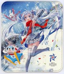 [중고] 마우스 패드 에조몬 & 눈 미쿠 마우스 패드 [SNOW MIKU 2017 × 동계 아시아 삿포로 대회]