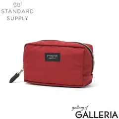 【正規取扱店】 スタンダードサプライ ポーチ レディース メンズ 小さめ 小物入れ STANDARD SUPPLY ブランド 可愛い ミニポーチ 軽量 日本製 SIMPLICITY SQUARE POUCH MS REDのサムネイル