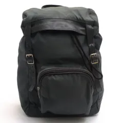 サンローラン／YVES SAINT LAURENT リュック バッグ バックパック メンズ 男性 男性用 ナイロン レザー 革 本革 グリーン 緑  437069 SAC HUNT BACKPACK バックパック デイパック ミリタリーのサムネイル