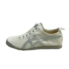 asics Onitsuka Tiger(アシックス・オニツカタイガー) スリッポン 23.0 レディース美品  - 白×シルバーのサムネイル
