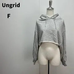 Ungrid パーカー F グレー 灰色 レディース クロップド ゆるだぼ ストリート【m170】のサムネイル