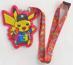 [Used] Miscellaneous Goods: Pikachu (Red) Pass Case "Pokémon" Limited Edition from Pokémon EXPO Gym & Pokémon Center