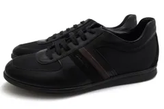 フェラガモ／Salvatore Ferragamo シューズ スニーカー 靴 ローカット メンズ 男性 男性用 ナイロン レザー 革 本革 ブラック 黒  TV31158 B11Sのサムネイル