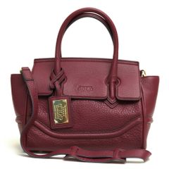 良品】TOD'S トッズ 伊製 ボルドー レザーハンドバッグ - メルカリ