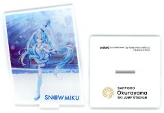 [중고]아크릴스탠드· 아크릴 패널 스노우 미쿠 (피겨 스케이트)아크릴스탠드[SNOW MIKU×오쿠라야마 점프 경기장]