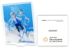 [중고]아크릴스탠드· 아크릴 패널 스노우 미쿠 (점프)아크릴스탠드[SNOW MIKU×오쿠라야마 점프 경기장]