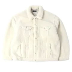 極美品□BALENCIAGA バレンシアガ 23AW 774376 UNISEX オーバーサイズ ボアジャケット ブルゾン アイボリー 2 イタリア製 正規品 メンズのサムネイル
