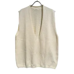 Plage (プラージュ) Italian Yarn ベスト 22080922104120 ホワイト FREEのサムネイル
