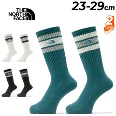 ザ・ノース・フェイス 靴下 2足組 クルー丈ソックス 23-29cm メンズ レディース THE NORTH FACE リフレクト2Pクルー 反射 同色2足セット 着圧設計 抗菌防臭 くつ下    男女兼用   /NN82618のサムネイル
