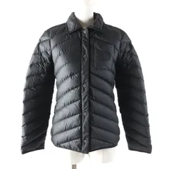 未使用品★HERMES エルメス 23AW 3H0185DA クルードセルバッチ付 キルティング オーバーシャツ ダウンジャケット ブラック 36 正規品のサムネイル