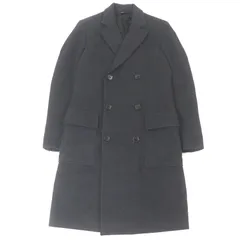 極美品□HERMES エルメス 23AW カシミヤ100％ ダブルブレスト チェスターコート ロングコート ダークグレー 46 イタリア製 正規品 メンズのサムネイル