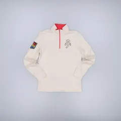 90 CASTELBAJAC レディース ハーフジップ 長袖Tシャツ 0623Hのサムネイル
