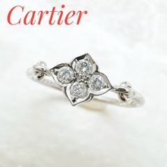 本物美品！CartierダイヤモンドK18YGヒンドゥリング9号#49 箱有り