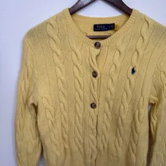 美品 POLO RALPH LAUREN ケーブルニット カーディガンのサムネイル
