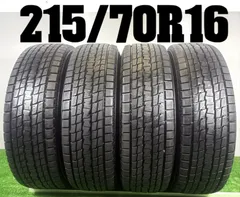 送料無料★215/70R16 グッドイヤー ICE NAVI SUV 2022年製 4本 冬 タイヤ スタッドレス 中古 TB1329のサムネイル