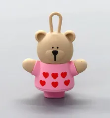 【中古】食器 バレンタイン2022 ベアリスタピンク リユーザブルカップ専用ドリンクホールキャップ 「スターバックスコーヒー」のサムネイル