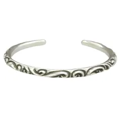 CHROME HEARTS クロムハーツ（原本無） ＃2 BANGLE SCROLL スクロールバンド バングル ブレスレット シルバー系【中古】のサムネイル