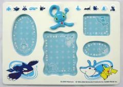 [Used] Photo Frame/Album (Character) Pikachu & Manaphy & Kyogre & Buizel & Chatot Photo Frame "Pokémon 2006 Lottery" Seven-Eleven Limited Edition